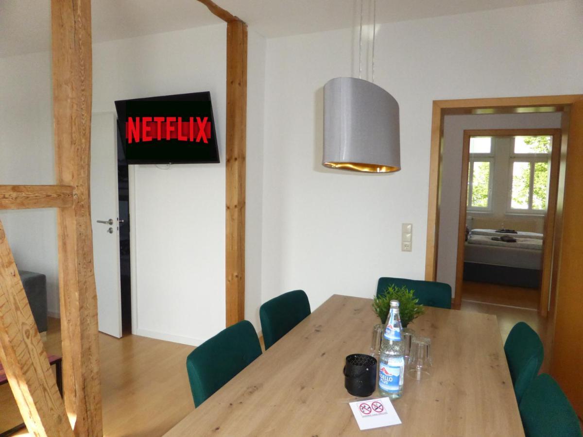 Jena City Apartment, Balkon, Sonnig, Wifi, Parkplaetze, Naehe Zentrum Exteriör bild
